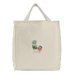 I Read - Tote embroidered bags