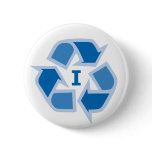I Recycle - Blue 02 buttons