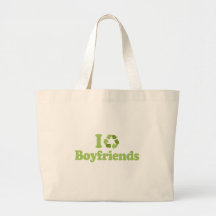I recycle Boyfriends T-shirt Tote Bag