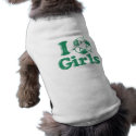 I Recycle Girls pet clothing