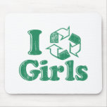 I Recycle Girls mousepads