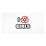 I Recycle Girls photo cards