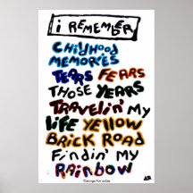 I Remember Print