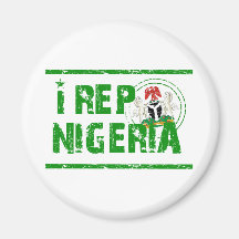 I rep Nigeria Fridge Magnet