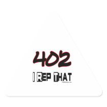 I Rep That 402 Area Code Sticker