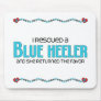 I Rescued a Blue Heeler (Female Dog) Mouse Pad