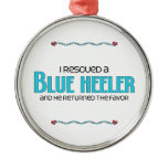 I Rescued a Blue Heeler (Male Dog) ornaments