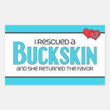 I Rescued a Buckskin (Female Horse) Sticker