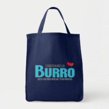 I Rescued a Burro (Male Burro) Canvas Bags