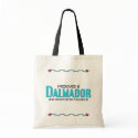 I Rescued a Dalmador (Male) Dog Adoption Design bags