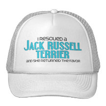 I Rescued a Jack Russell Terrier (Female Dog) Mesh Hats