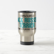 I Rescued a Jack Russell Terrier (Male Dog) Coffee Mug