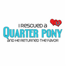 I Rescued a Quarter Pony (Male Pony) Photo Cut Out