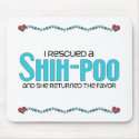 I Rescued a Shih-Poo (Female) Dog Adoption Design mousepads
