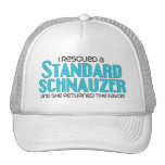 I Rescued a Standard Schnauzer (Female Dog) Trucker Hat