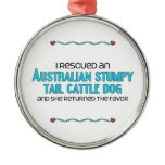 I Rescued a Stumpy Tail Cattle Dog (Female) ornaments