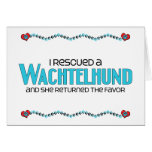 I Rescued a Wachtelhund (Female Dog) cards