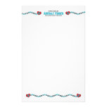 I Rescued an Airedale Terrier (Male Dog) Custom Stationery
