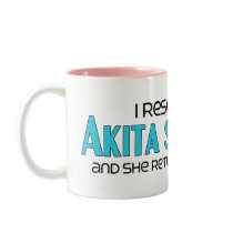 I Rescued an Akita Shepherd (Female) Dog Adoption Mugs