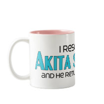I Rescued an Akita Shepherd (Male) Dog Adoption Mug