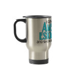 I Rescued an American Eskimo Dog (Female Dog) Coffee Mugs