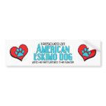 I Rescued an American Eskimo Dog (Male Dog) Bumper Sticker