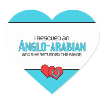 I Rescued an Anglo-Arabian (Female Horse) Sticker