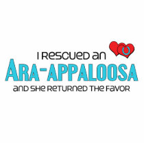 I Rescued an Ara-Appaloosa (Female Horse) Acrylic Cut Outs