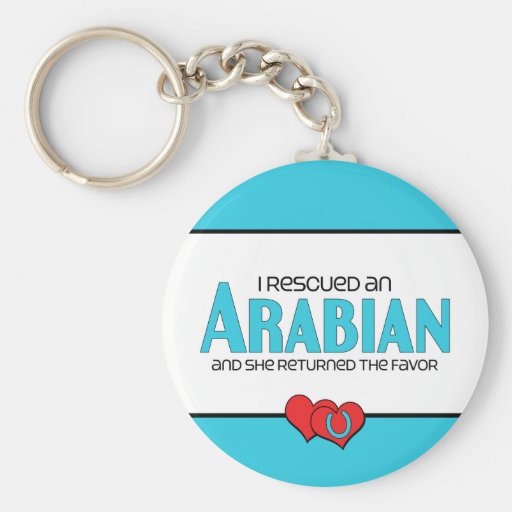 I Rescued an Arabian (Female Horse) Keychains