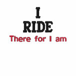 I Ride There For I Am Equestrian Ladies T-Shirt embroidered shirts