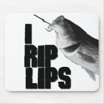 I RIP LIPS Mouse Pad