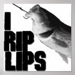 I RIP LIPS Poster posters