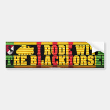 I Rode With the Blackhorse M113 Bumper Sticker