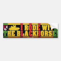 I Rode With the Blackhorse M551 Bumper Sticker
