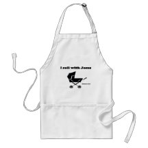 I Roll with Jesus Apron
