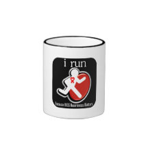 i Run Because AIDS Awareness Matters Mug
