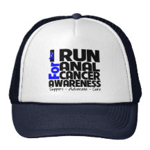 I Run For Anal Cancer Awareness Trucker Hat