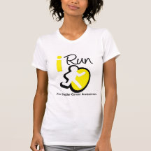 I Run For Bladder Cancer Awareness Tees