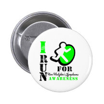 I Run For Non-Hodgkin's Lymphoma Awareness Pin