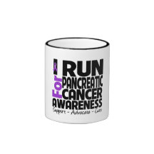 I Run For Pancreatic Cancer Awareness Mugs