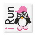 i Run Penguin magnets
