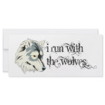 I Run With The Wolves -- Vampires rack cards