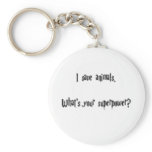 I Save Animals keychains