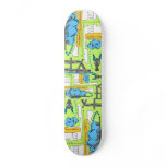 "I Saw His Little Furry Tail, Did You?" skateboards