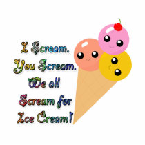 I Scream for Ice Cream Cut Outs