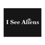 I See Aliens Postcard