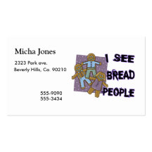 I See Bread People Business Card Template