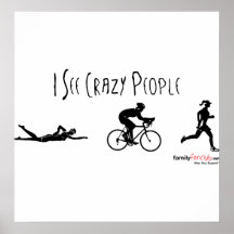 I See Crazy People Print