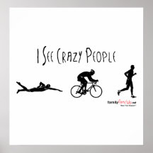 I See Crazy People Poster