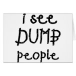 I See Dumb People cards